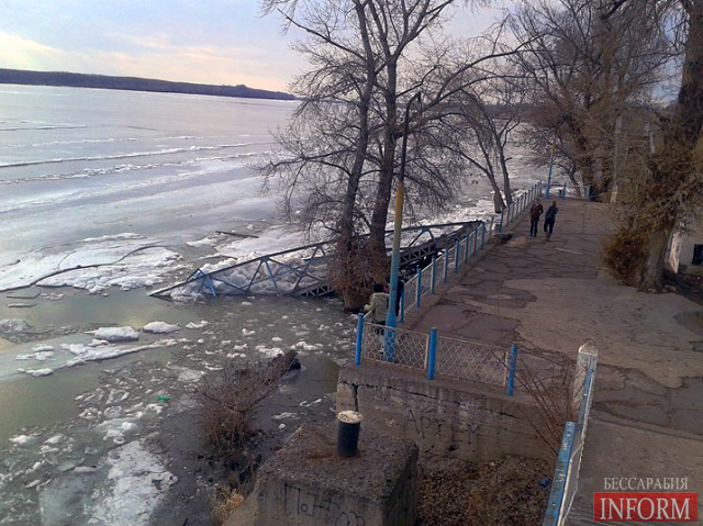 ЧП в Рени: последствия замерзшего Дуная