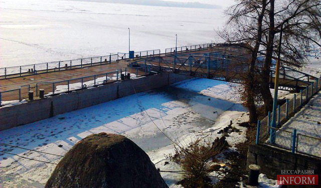 ЧП в Рени: последствия замерзшего Дуная