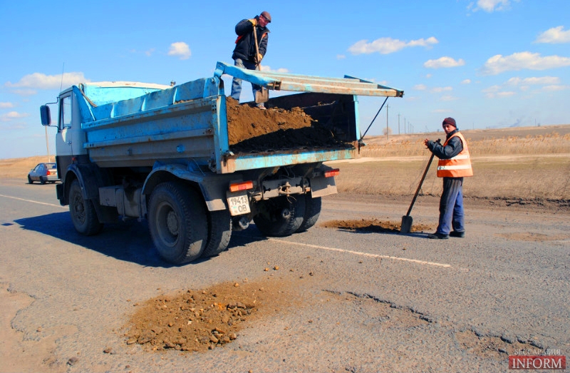 Вопрос к губернатору: это и есть обещанный ремонт дороги на 1 миллиард гривен?