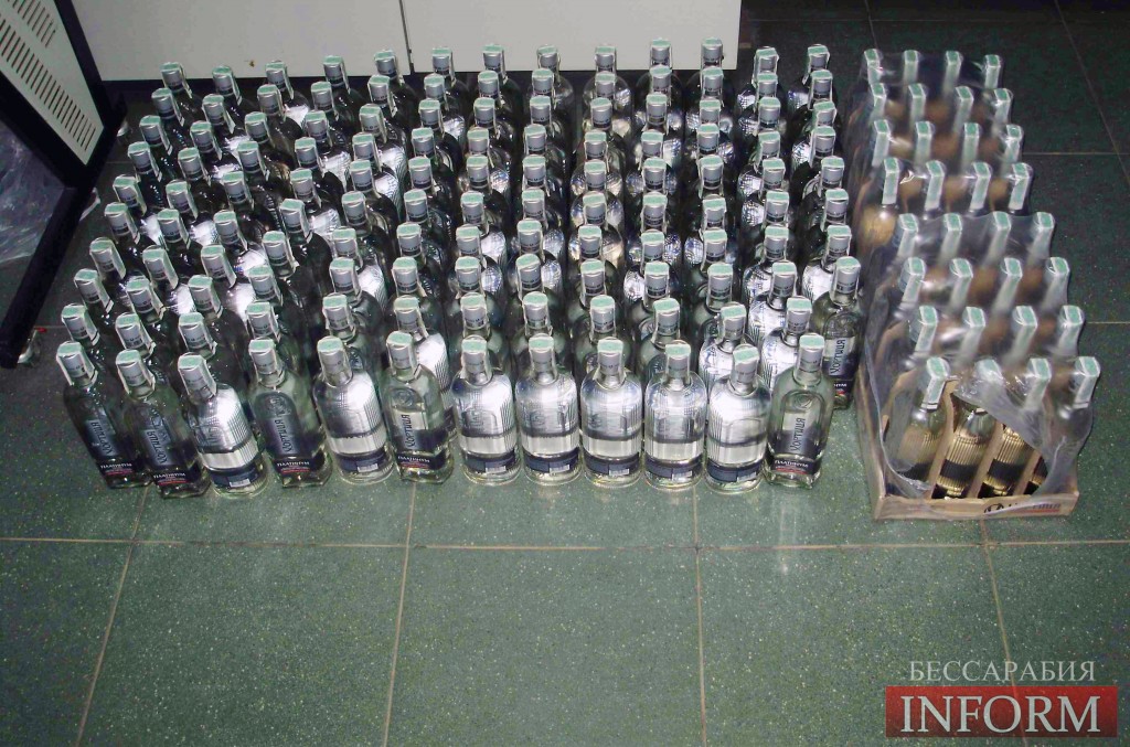 Пограничники изъяили 160 бутылок водки