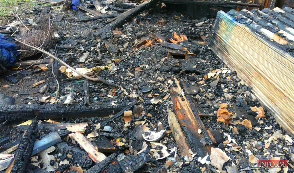 Сегодня в Измаиле в результате пожара погиб человек (ФОТОРЕПОРТАЖ)