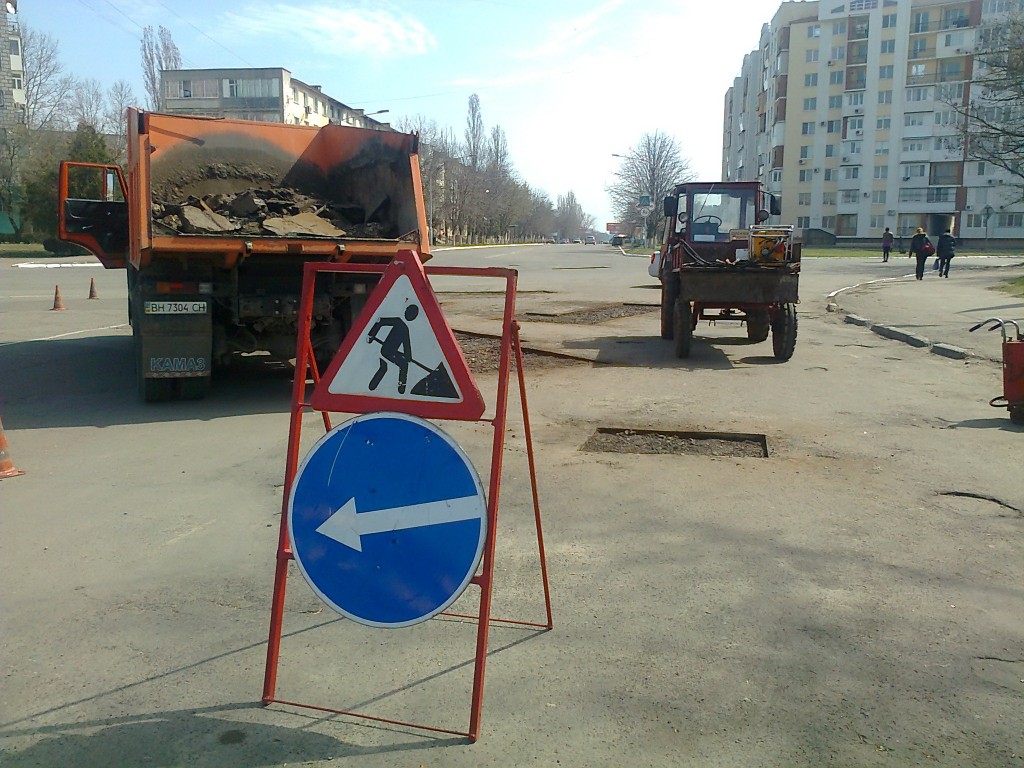 Измаильские дороги снова ремонтирует «ЕВРОДОР»