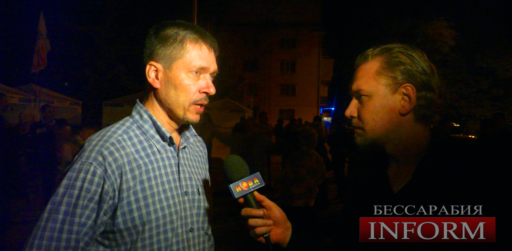 В Измаил на поддержку митингующим прибыл нардеп Радковский (ФОТО)