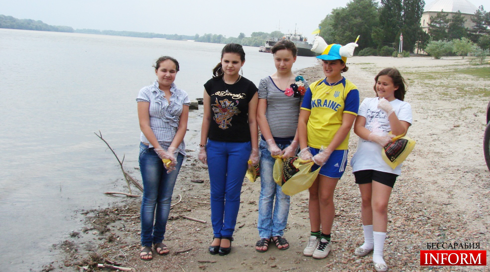 Акция "чистый пляж" прошла на берегу Дуная