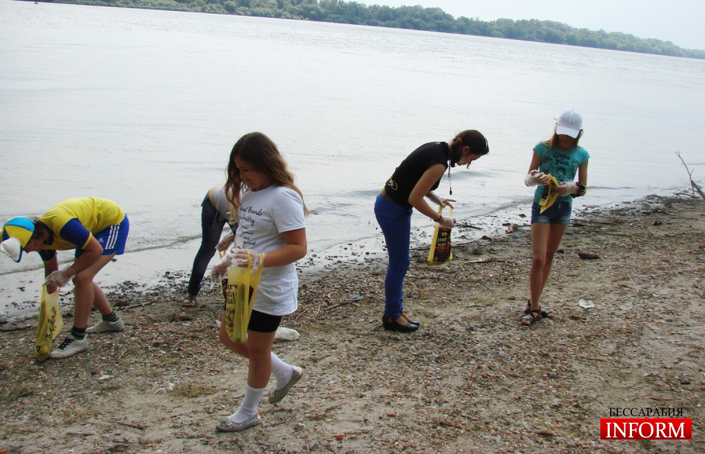 Акция "чистый пляж" прошла на берегу Дуная