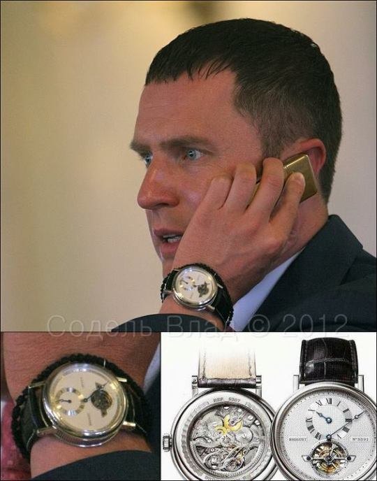 Предводитель "тушек" в Раде носит на руке часы стоимостью 126 тысяч долларов