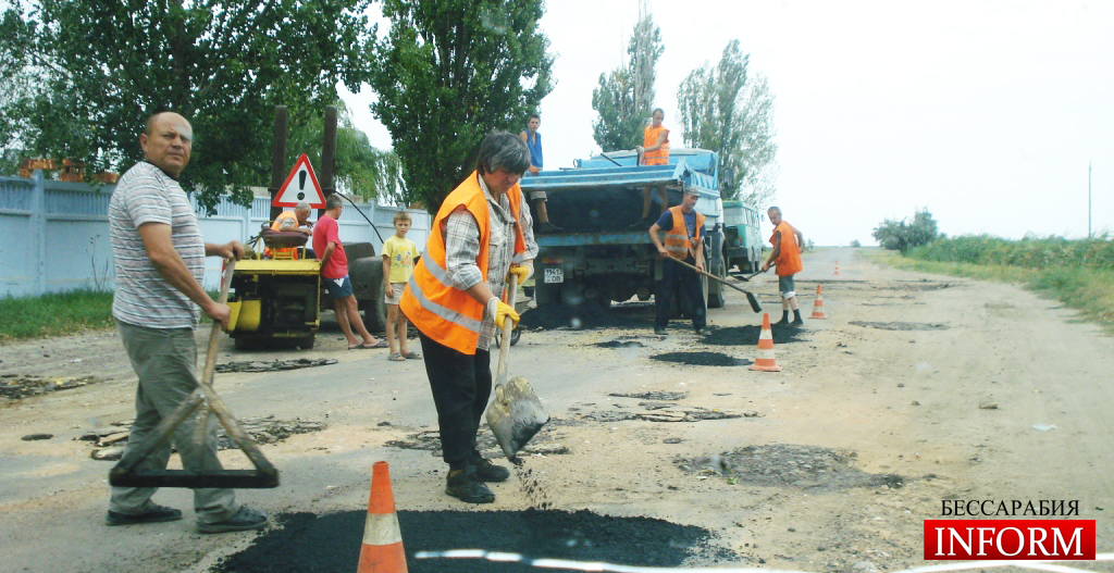 Начался некачественный ремонт дороги Килия - Лески. ФОТО