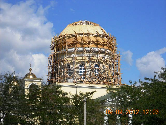 В Болграде продолжается восстановление Спасо-Преображенского собора