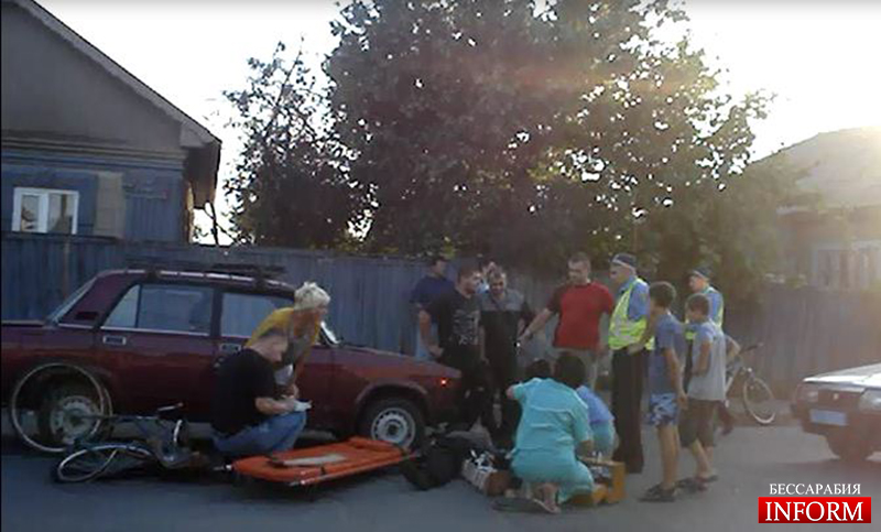 ДТП в Измаиле: На Некрасова "ВАЗ" сбил велосипедиста. ФОТО