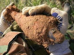 На Одещине рабочий откопал мину
