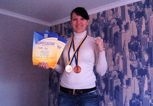 Измаильчанка завоевала медаль на Чемпионате Украины по панкратиону