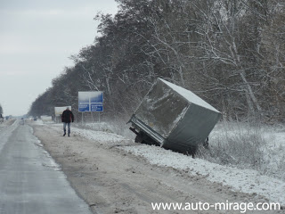Снег трассу "Киев-Одесса" превратил в "мясорубку"