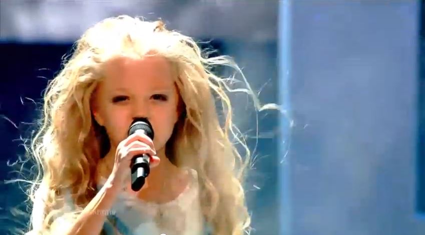 10-ти летняя Настя Петрик победила на детском "Евровидении" ! видео