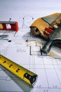 Blueprints and Construction Tools