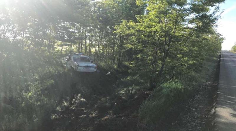 В Килийском районе водитель "Волги" пытался обкатать новую дорогу Спасское-Вилково и остался без машины