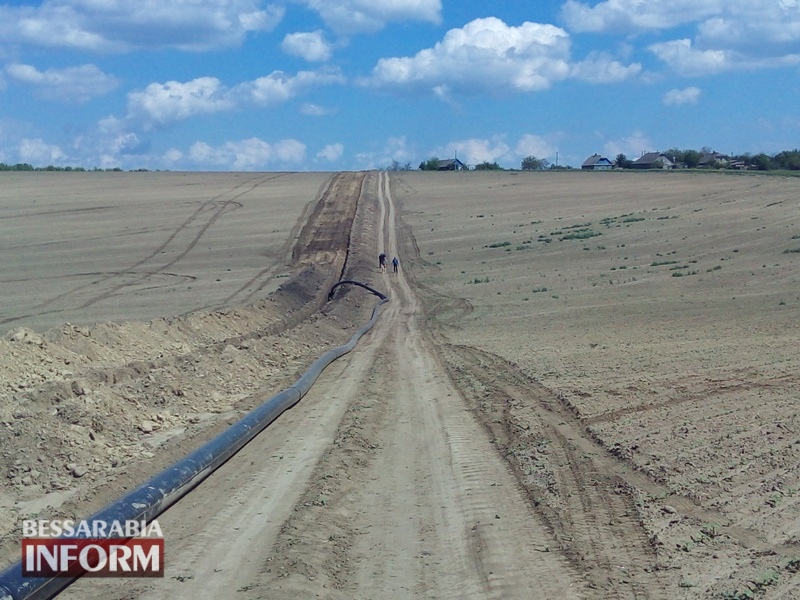 Строительство магистрального газопровода в Измаильском р-не: репортаж с места проведния работ