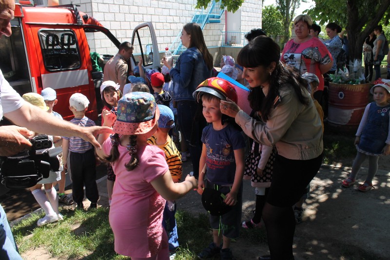 Пожар понарошку: в Измаиле в детском саду "Колокольчик" прошла тренировка по эвакуации в случае ЧМ