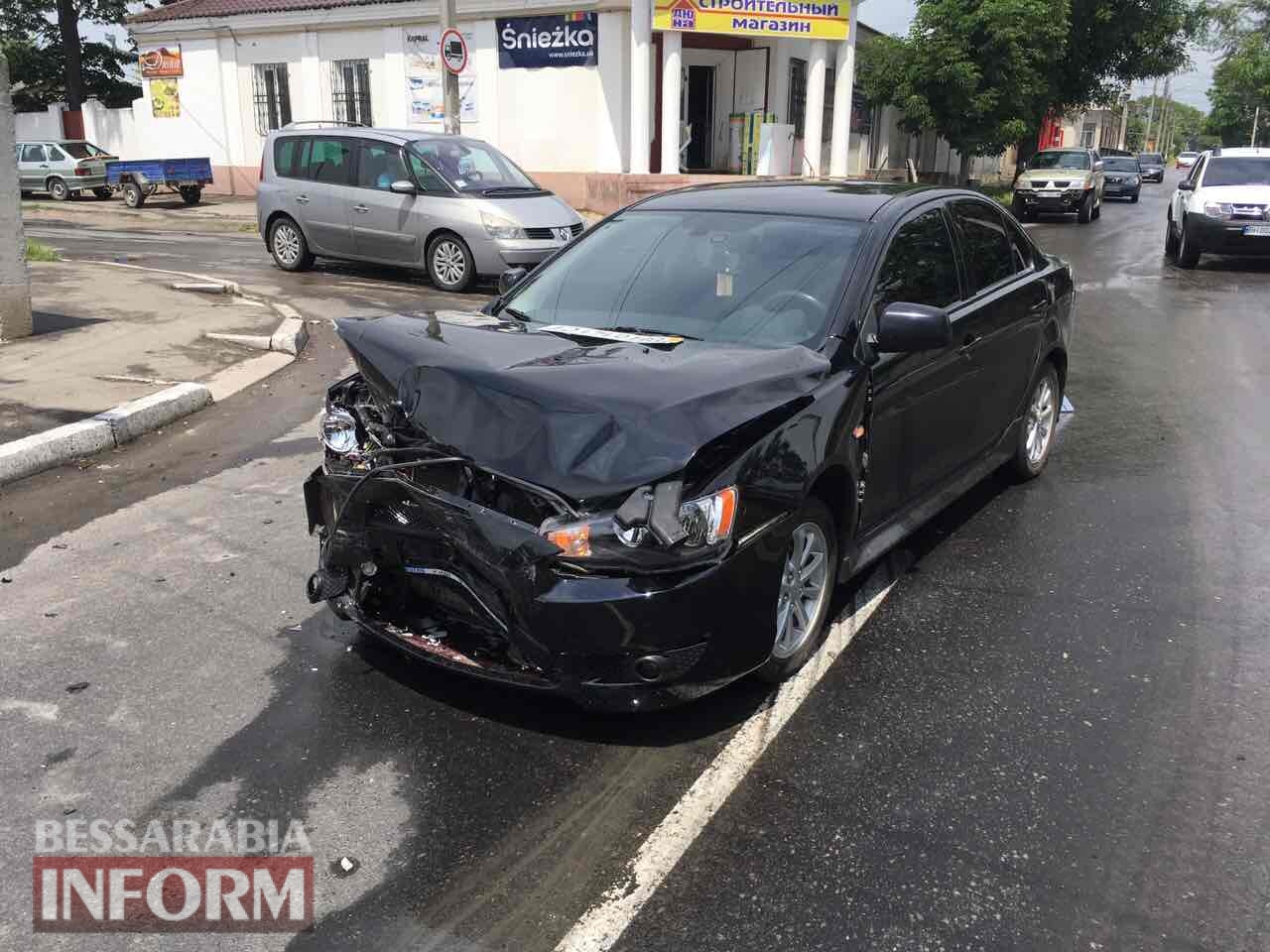 В Измаиле на одном из самых аварийно-опасных перекрестков произошло очередное ДТП