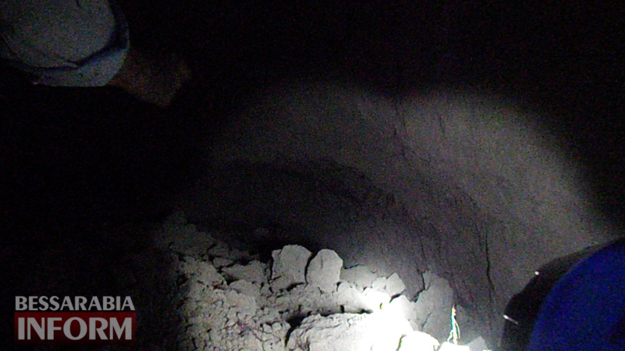 Болградский р-н: в результате очередного обвала в селе Кубей были обнаружены новые подземные ходы.