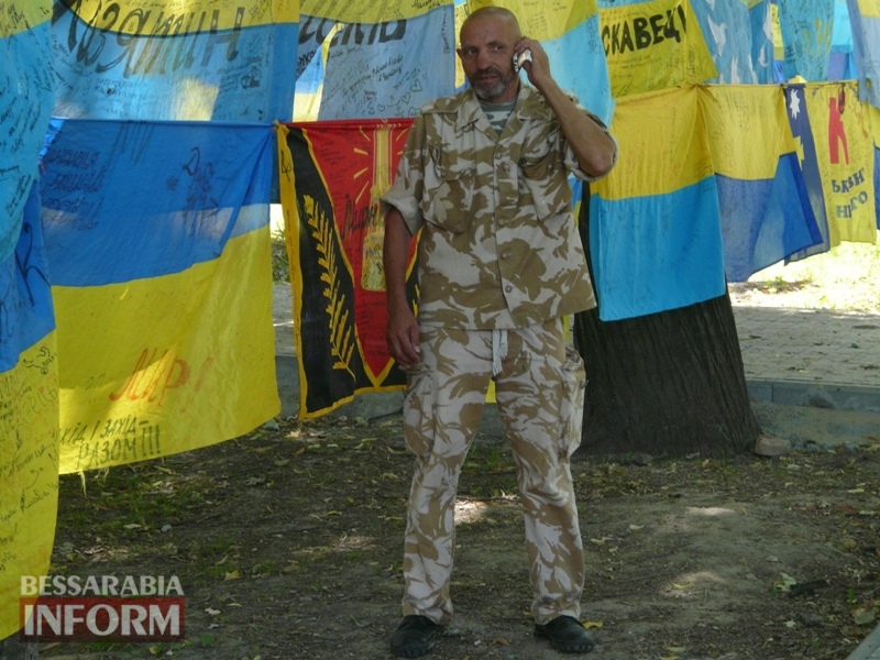 Полон сквер патриотизма: всеукраинская акция «Велика українська хода» достигла Измаила