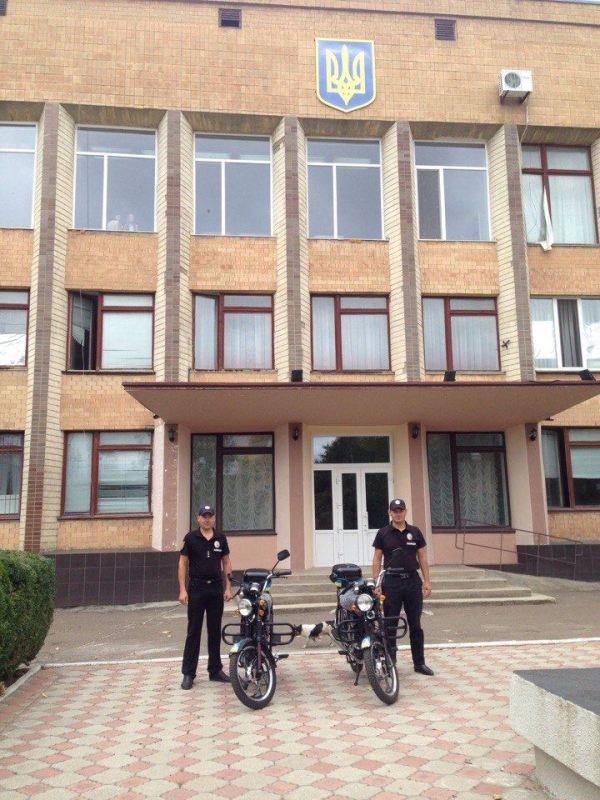 В Арцизе участковые офицеры полиции пересядут на служебные мотоциклы.