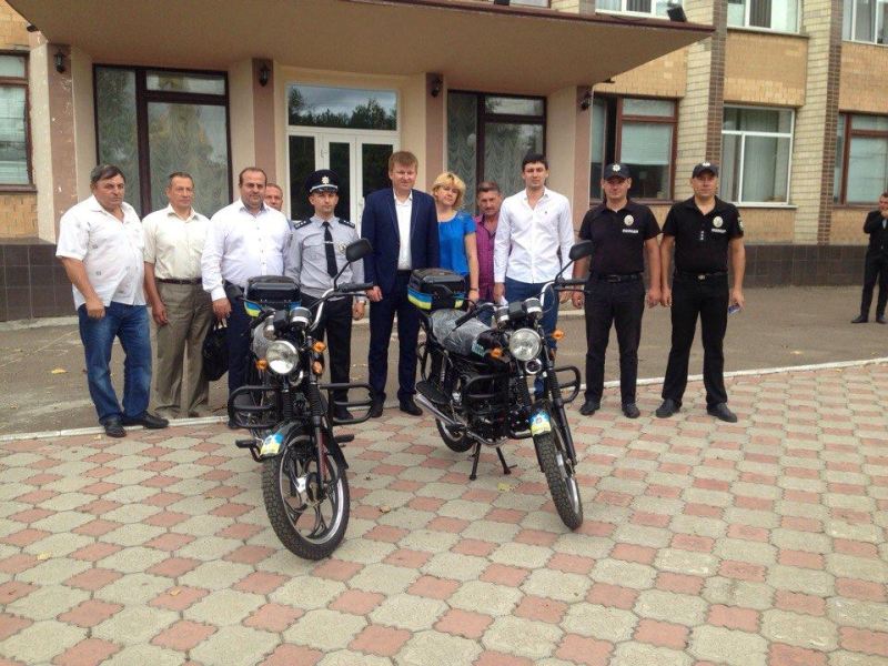 В Арцизе участковые офицеры полиции пересядут на служебные мотоциклы.