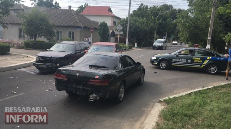 В Измаиле на улице Белгород-Днестровской произошло тройное ДТП