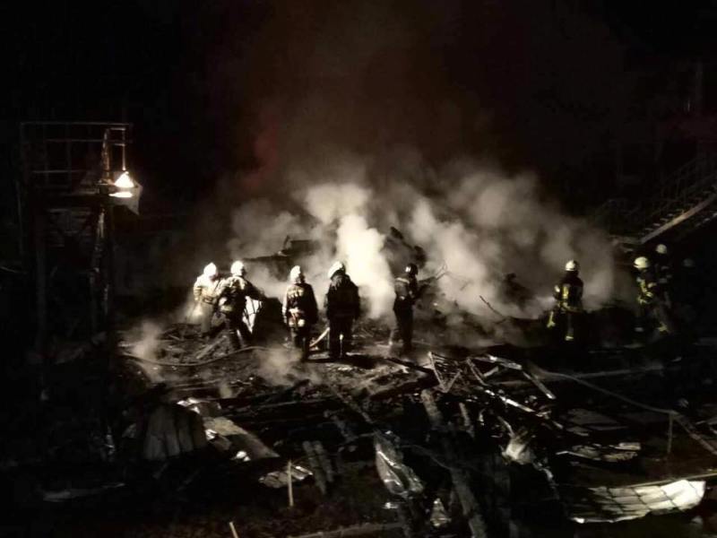 Прошедшей ночью в Одессе горел детский лагерь "Виктория": погибли дети