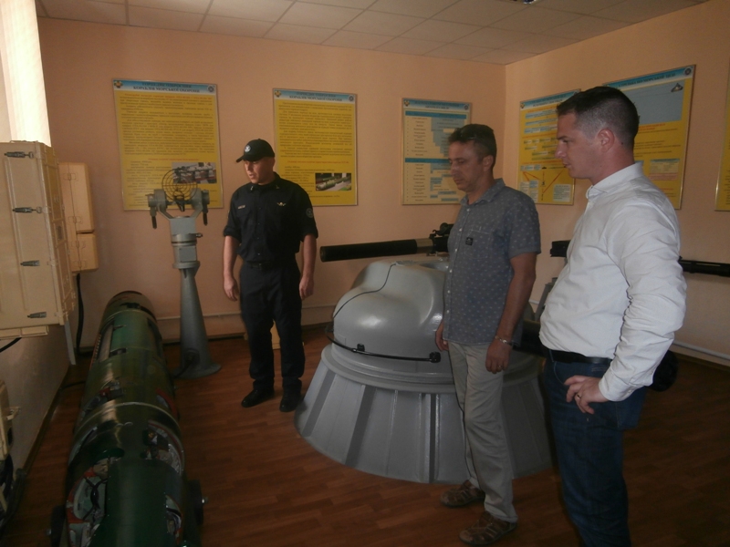 Делегация из Румынии посетила Измаильский учебно-тренировочный отряд морской охраны