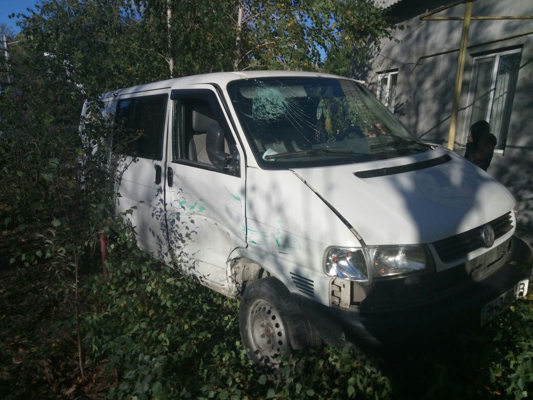 Измаил: на улице Горького в серьезное ДТП попал инкассаторский автомобиль