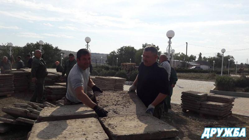 В селе Болградского района отреставрировали площадь перед Домом культуры