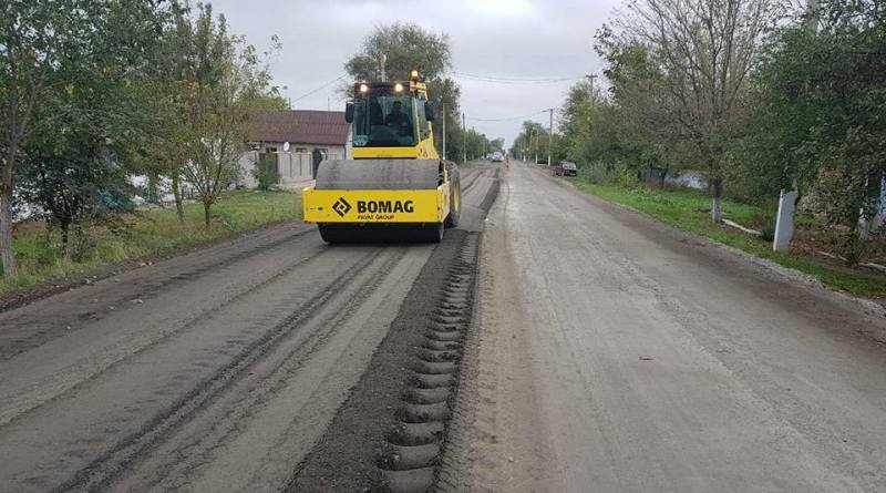 Ремонт трассы Одеса-Рени: на большинстве участков работы завершены или выходят на финишную прямую
