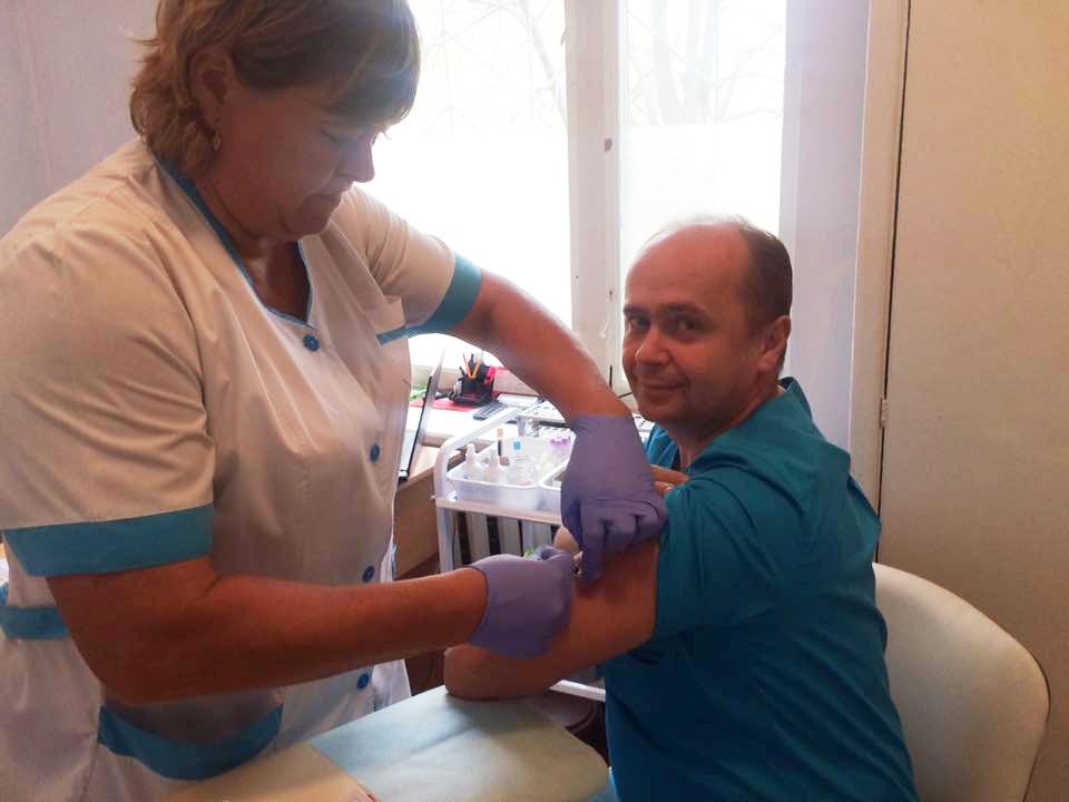 В Килийском роддоме вакцинируют беременных от гриппа и поддерживают всеукраинский флешмоб.