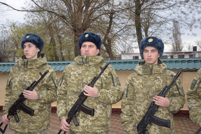 Пополнение в Измаильском погранотряде: новобранцы присягали на верность народу Украины