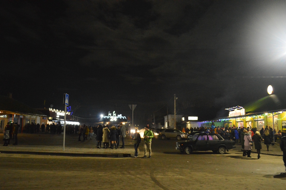В Килии на Центральной площади масштабно отгуляли Новый год (фото)