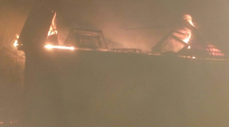Масштабный пожар в Измаильском районе: в Кислицах сгорел дом известного врача-костоправа