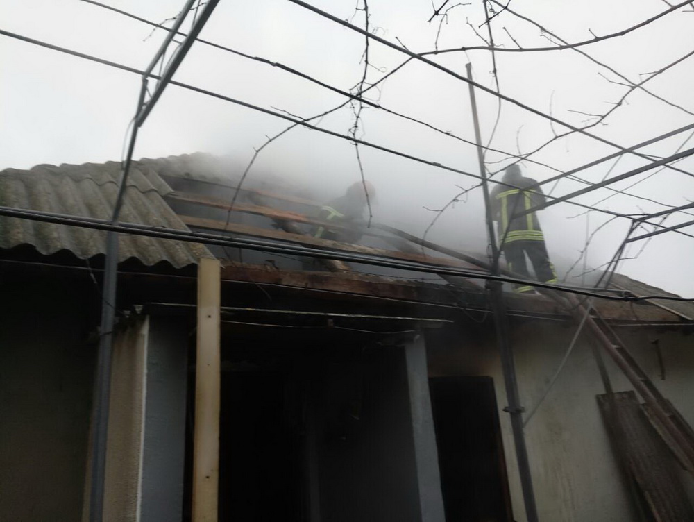 В Рени произошел масштабный пожар в частном доме