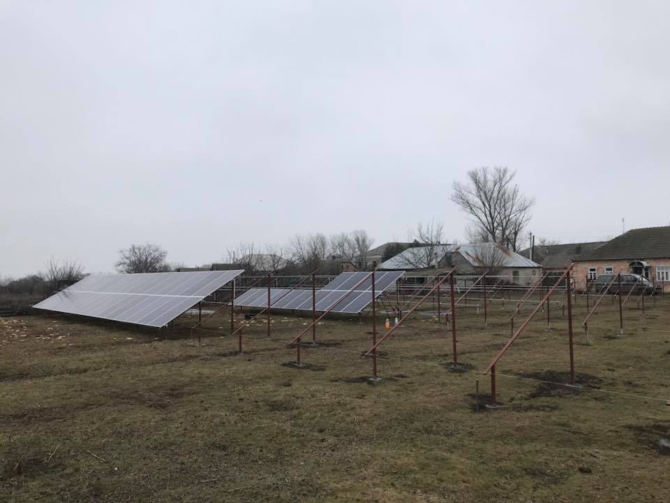 В поселке Суворово Измаильского района установили две солнечные станции