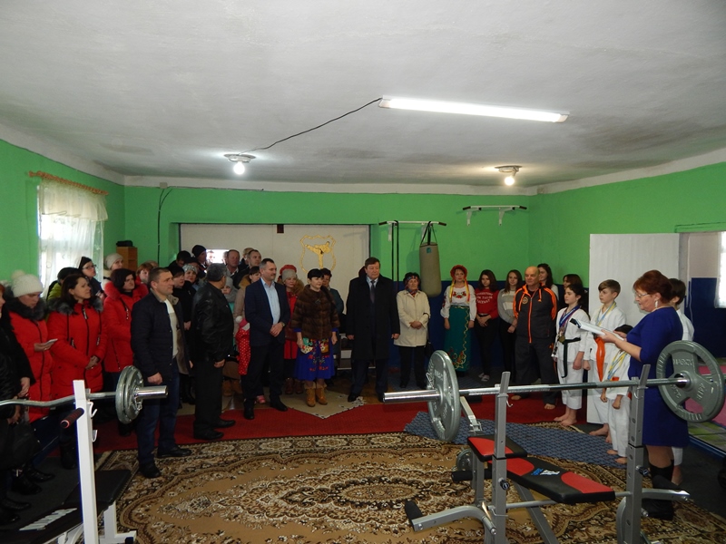 В селе Измаильского района состоялось торжественное открытие спортклуба