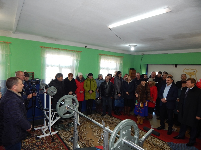 В селе Измаильского района состоялось торжественное открытие спортклуба