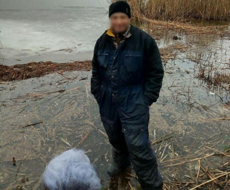 В браконьерах Измаильского и Болградского районов рыбоохранный патруль изъял сети и улов