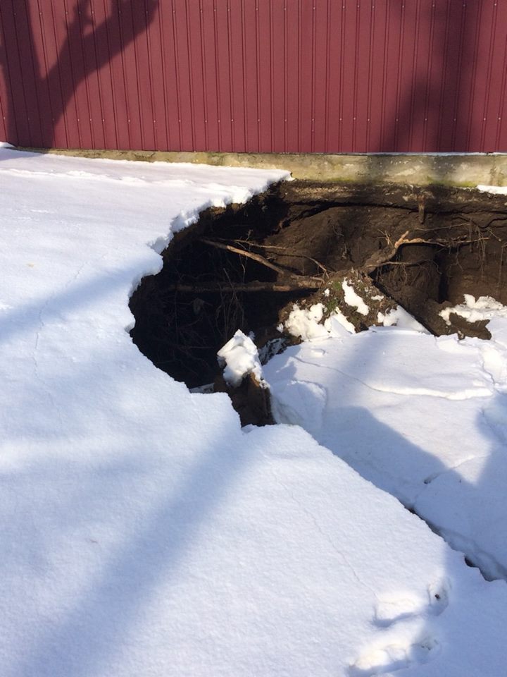 В селе Кубей Болградского района таинственный подземный лабиринт вновь заявил о себе новым провалом