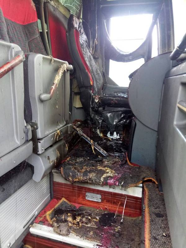 В Измаильском районе загорелся рейсовый автобус - обошлось без жертв