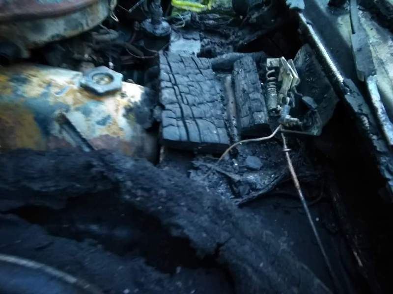 Браконьеры сожгли единственную машину национального парка "Тузловские лиманы"