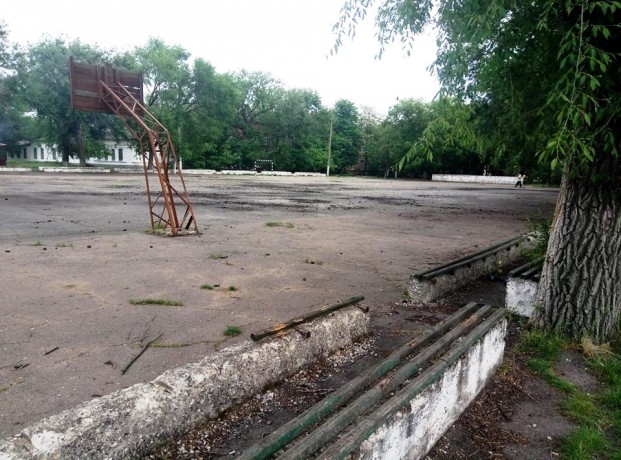В Болграде снесли старую спортивную площадку и строят масштабный современный стадион