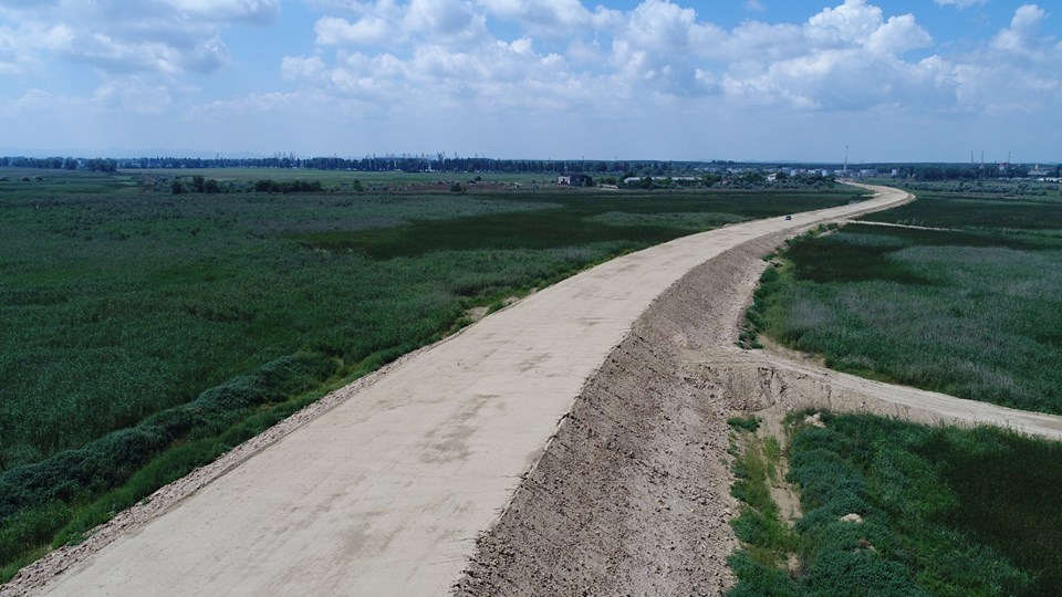 "Укравтодор" продемонстрировал масштабное строительство объездной дороги вокруг Рени (ФОТО)