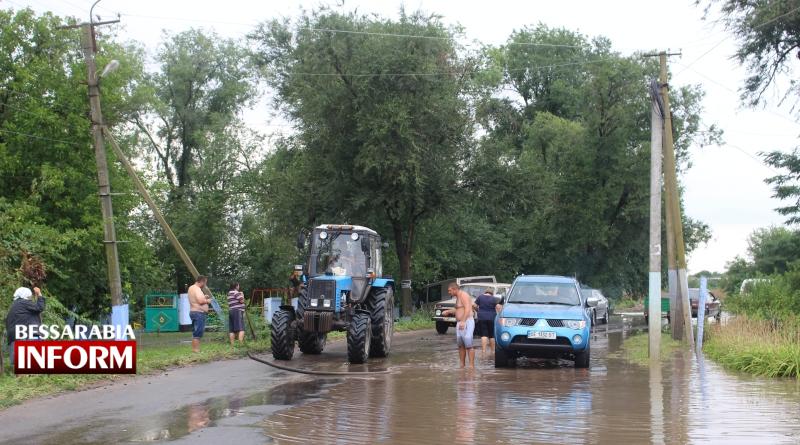 В Татарбунарском районе сильный ливень снова наделал беды