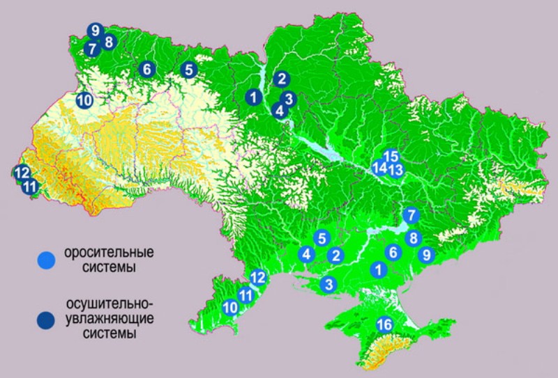 На юге Одесской области начали реконструкцию оросительной системы Украины
