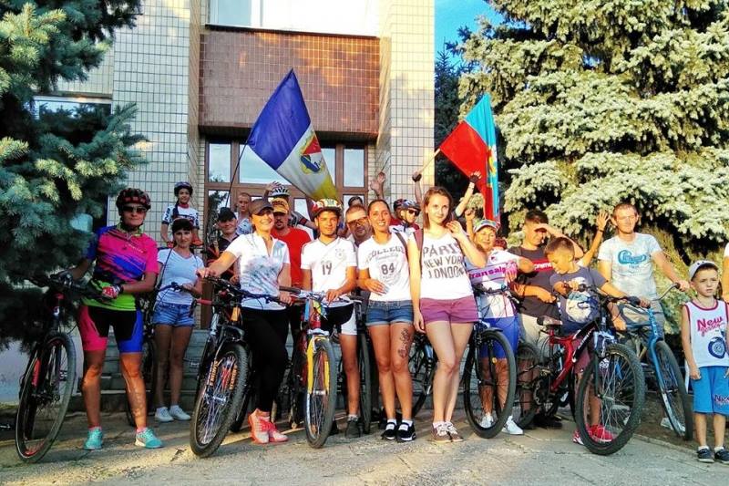 Флаг Измаила развевался на велопараде «BOLGRAD VELOFEST-2018», организованном ко Дню рождения Болграда.