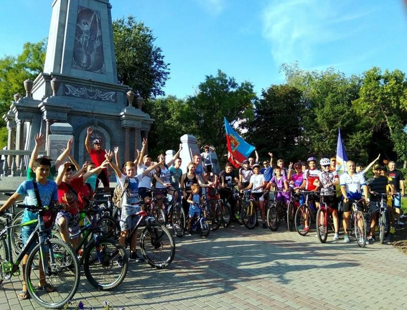 Флаг Измаила развевался на велопараде «BOLGRAD VELOFEST-2018», организованном ко Дню рождения Болграда